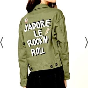FOREVER 21 | J’adore Le Rock’n Roll Military Jacket